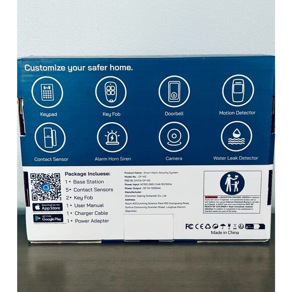 NEW Wireless Alarm 8pc Kit – DIY Install, Motion Sensor, No Fee, App & Alexa - Picture 5 of 5